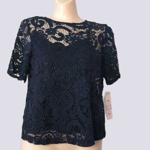 NWT Nanette Lepore lace top